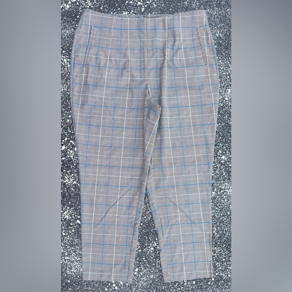 NINE WEST Plaid Dress Pants Tapered Size 16 - Picture 1 of 4